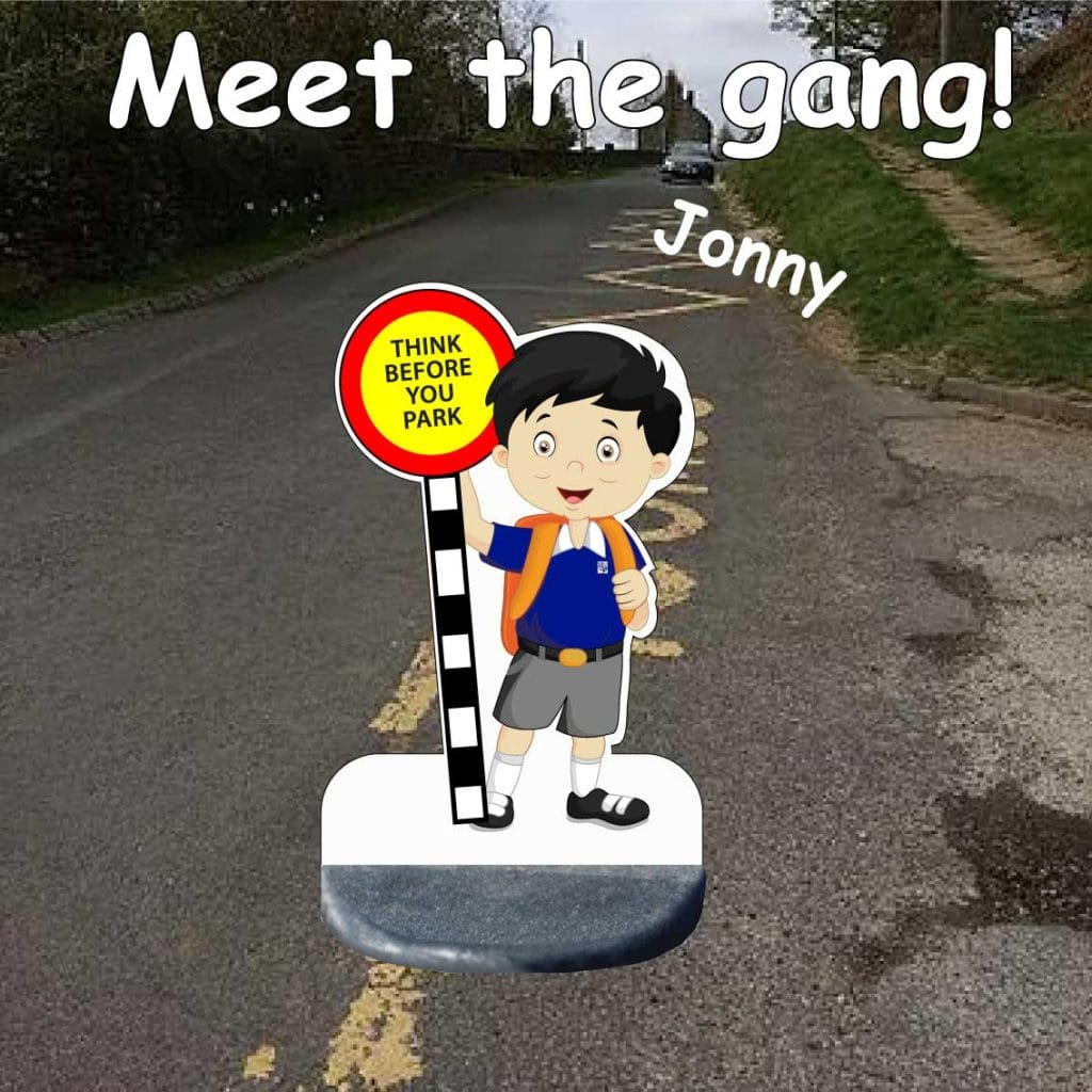 School no parking sign jonny