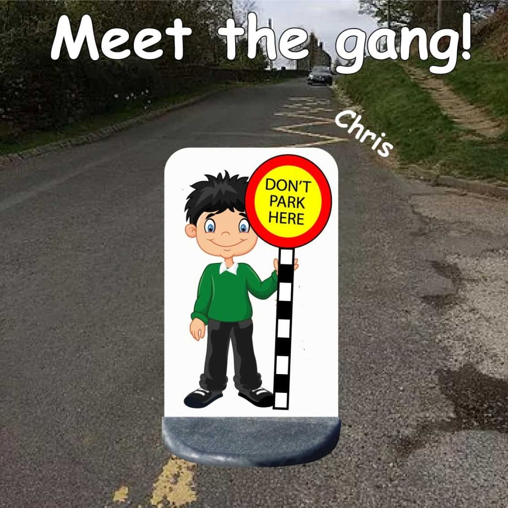 school sign no parking chris