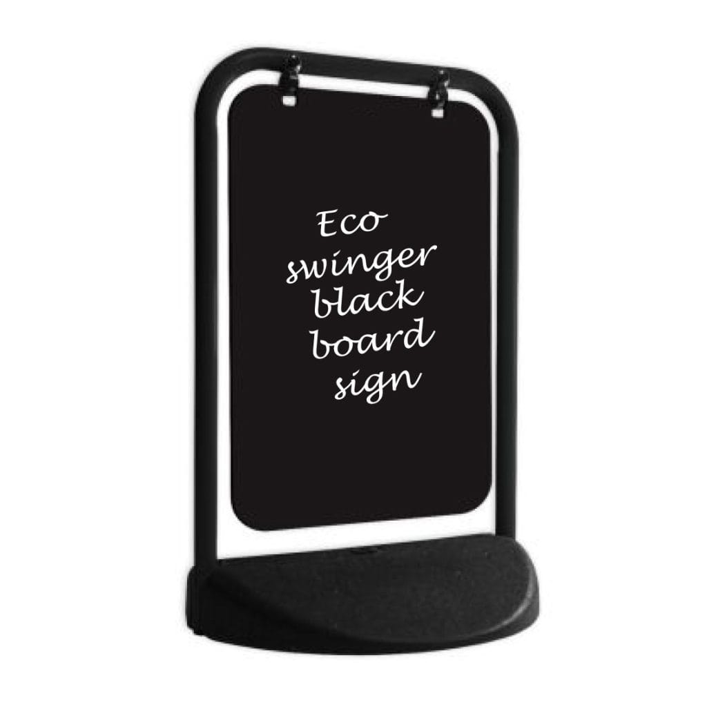 Eco swinger black board sign