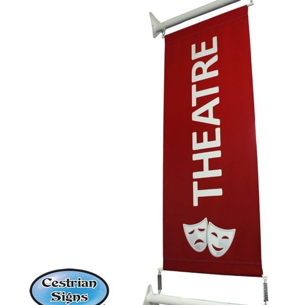 Projecting Wall Mounted Banner System 600 mm Cestrian Signs