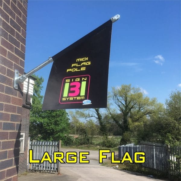Midi Flag Pole Banner System Large Cestrian Signs